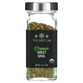 The Spice Lab, ريحان حلو عضوي ، 0.5 أونصة (14 جم)