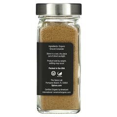 The Spice Lab, Coriandre moulue biologique, 51 g