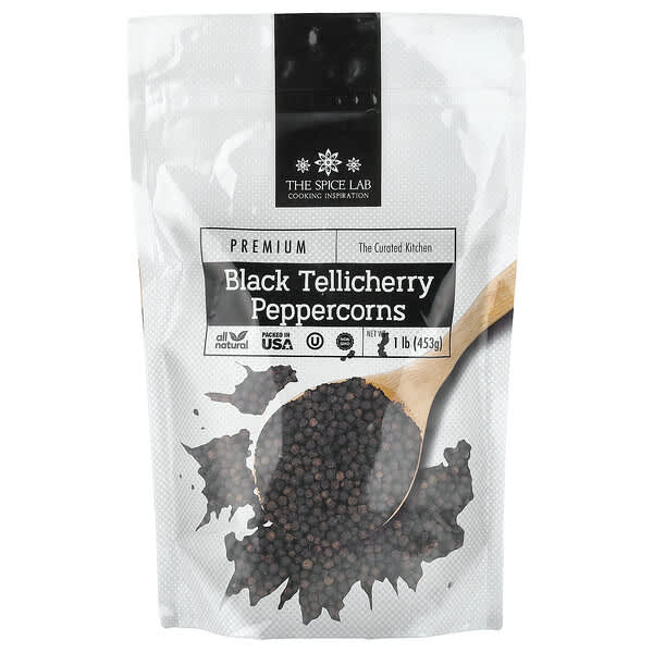 The Spice Lab, 블랙 텔리체리 통후추, 453g(1lb)