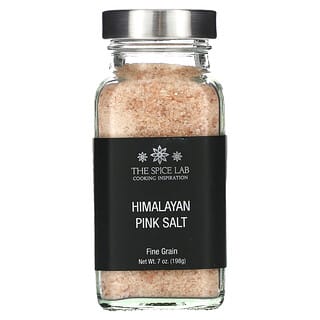 The Spice Lab, Sel rose de l'Himalaya, grain fin, 198 g