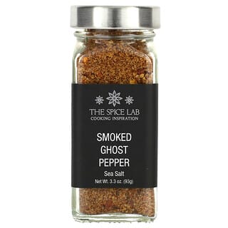 The Spice Lab, Smoked Ghost Pepper Sea Salt, 3.3 oz (93 g)