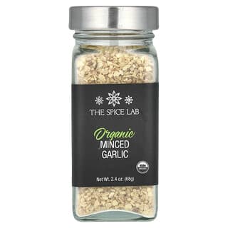 The Spice Lab, Organic Minced Garlic, 2.4 oz (68 g)