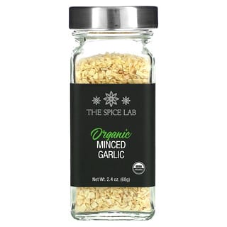 The Spice Lab, Органический рубленый чеснок, 68 г (2,4 унции)
