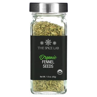 The Spice Lab, Органические семена фенхеля, 45 г (1,6 унции)