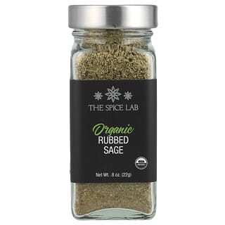 The Spice Lab, Salvia orgánica frotada, 22 g (0,8 oz)