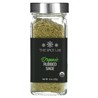 The Spice Lab, Organic Rubbed Sage, 0.8 oz (22 g)