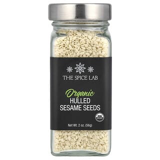 The Spice Lab, Organic Hulled Sesame Seeds, 2.2 oz (62 g)