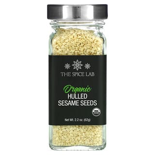 The Spice Lab, Semillas de sésamo orgánico sin cáscara, 62 g (2,2 oz)