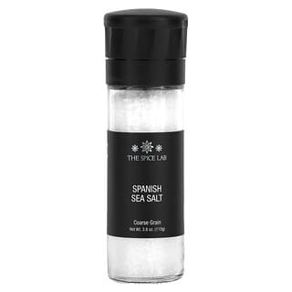 The Spice Lab, Spanish Sea Salt, Coarse Grain, 3.8 oz (110 g)