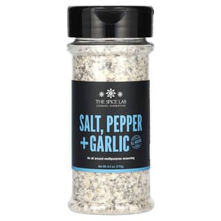 ذا سبايس لاب‏, Salt, Pepper + Garlic, 6.2 oz (175 g)