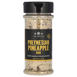 The Spice Lab, Polynesian Pineapple Rub, polynesische Ananas-Rub, 127 g (4,5 oz.)