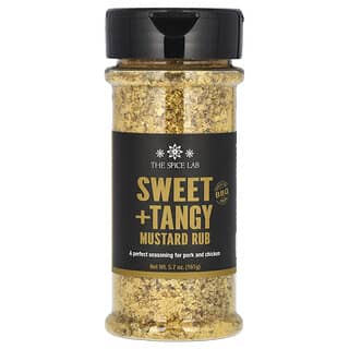 The Spice Lab, Sweet + Tangy Senf Rub, süßer und würziger Senfmarinaden, 161 g (5,7 oz.)