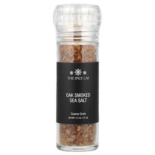 The Spice Lab, Oak Smoked Sea Salt Grinder, 4.3 oz (121 g)