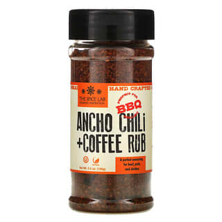The Spice Lab‏, Ancho Chili + فرك القهوة ، 5.5 أونصة (155 جم)
