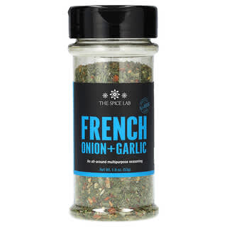 The Spice Lab, French Onion + Garlic Seasoning, französische Zwiebel + Knoblauchgewürz, 53 g (1,9 oz.)