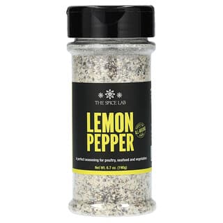 The Spice Lab, приправа с лимонным перцем, 190 г (6,7 унции)