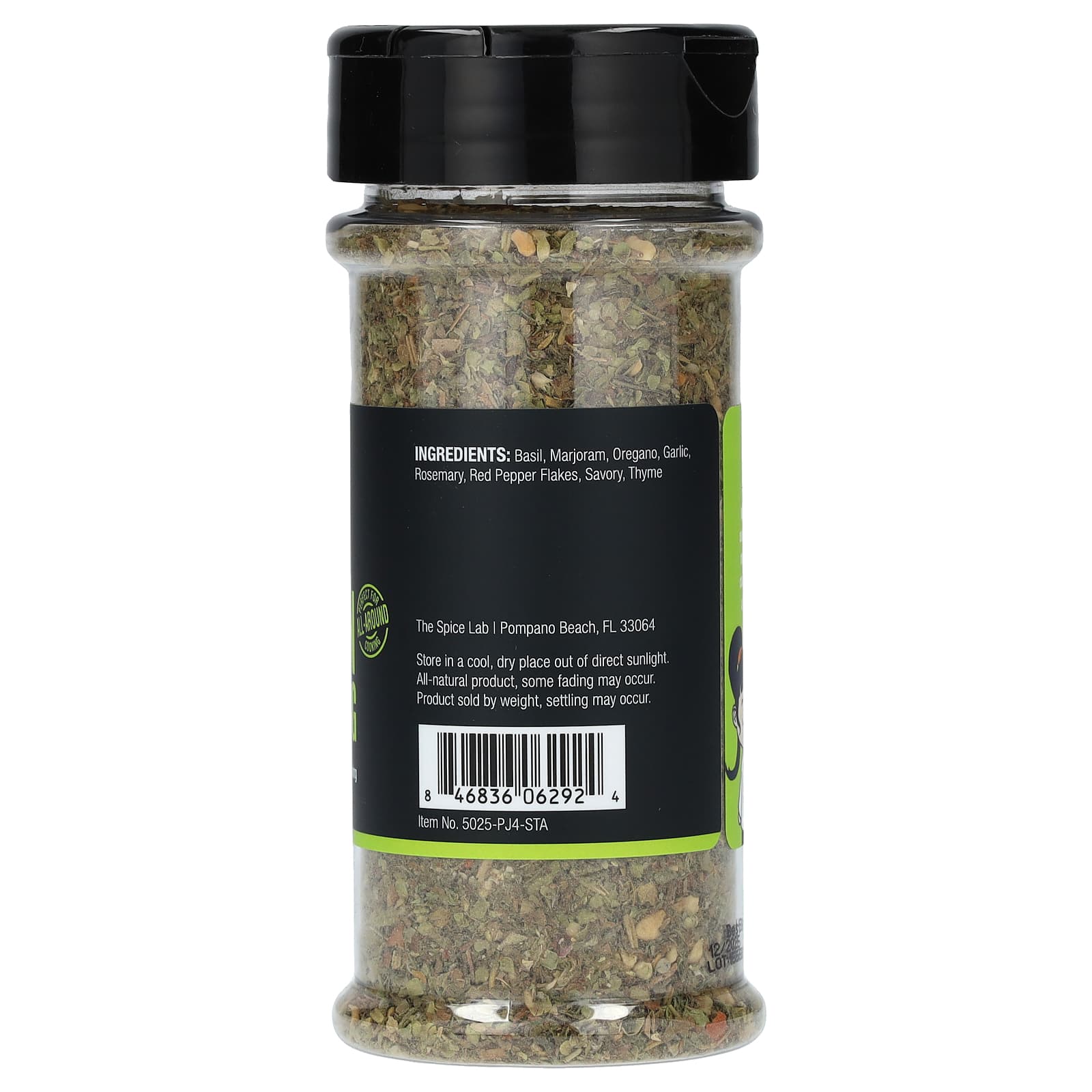 The Spice Lab, Salt Free Italian Seasoning, 1.5 oz (42 g)