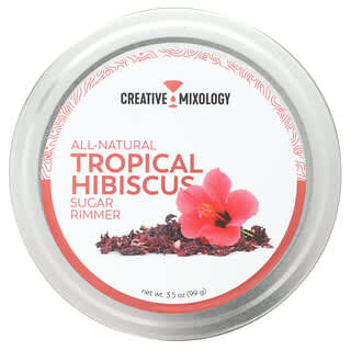 The Spice Lab, Creative Mixology, All-Natural Tropical Hibiscus Sugar Rimmer, 3.5 oz (99 g)