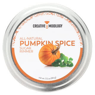 The Spice Lab, Creative Mixology, All-Natural Pumpkin Spice Sugar Rimmer, 3.5 oz (99 g)