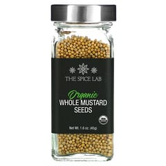 The Spice Lab, Organic Whole Mustard Seeds, 1.6 oz (45 g)