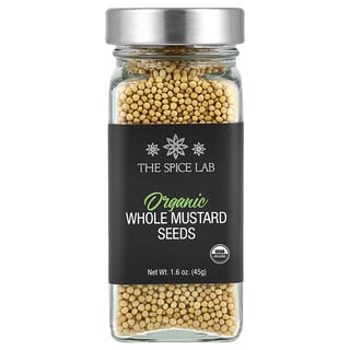 The Spice Lab, Organic Whole Mustard Seeds, 1.6 oz (45 g)