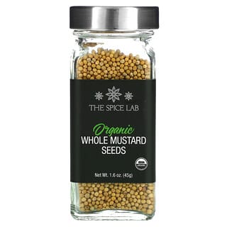 The Spice Lab, Органические цельные семена горчицы, 45 г (1,6 унции)