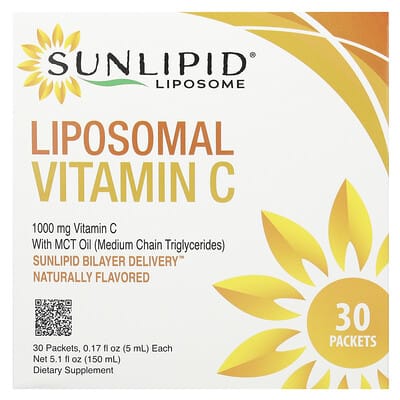 Norland Sunlipid, Liposomal Vitamin C with MCT Oil, 30 Packets, 0.17 fl oz (5 ml) Each supplement Uganda UGX 66309