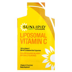 Sunlipid, 리포소말 비타민C, 천연 향미료, 30개입, 각 5.0ml (0.17oz)