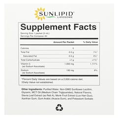 Sunlipid, リポソームビタミンC＋中鎖脂肪酸トリグリセリドオイル、30袋、各5ml（0.17液量オンス）