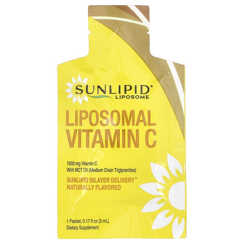 Liposome, Liposomal Vitamin C with MCT Oil, 30 Packets, 0.17 fl oz (5 ml) Each