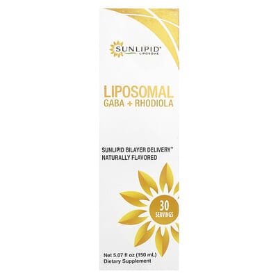 Sunlipid, Liposomal GABA + Saul Mabel, 5.07 fl oz (150 ml)
