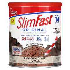 SlimFast, Original, Meal Replacement Shake Mix, Rich Chocolate Royale ...