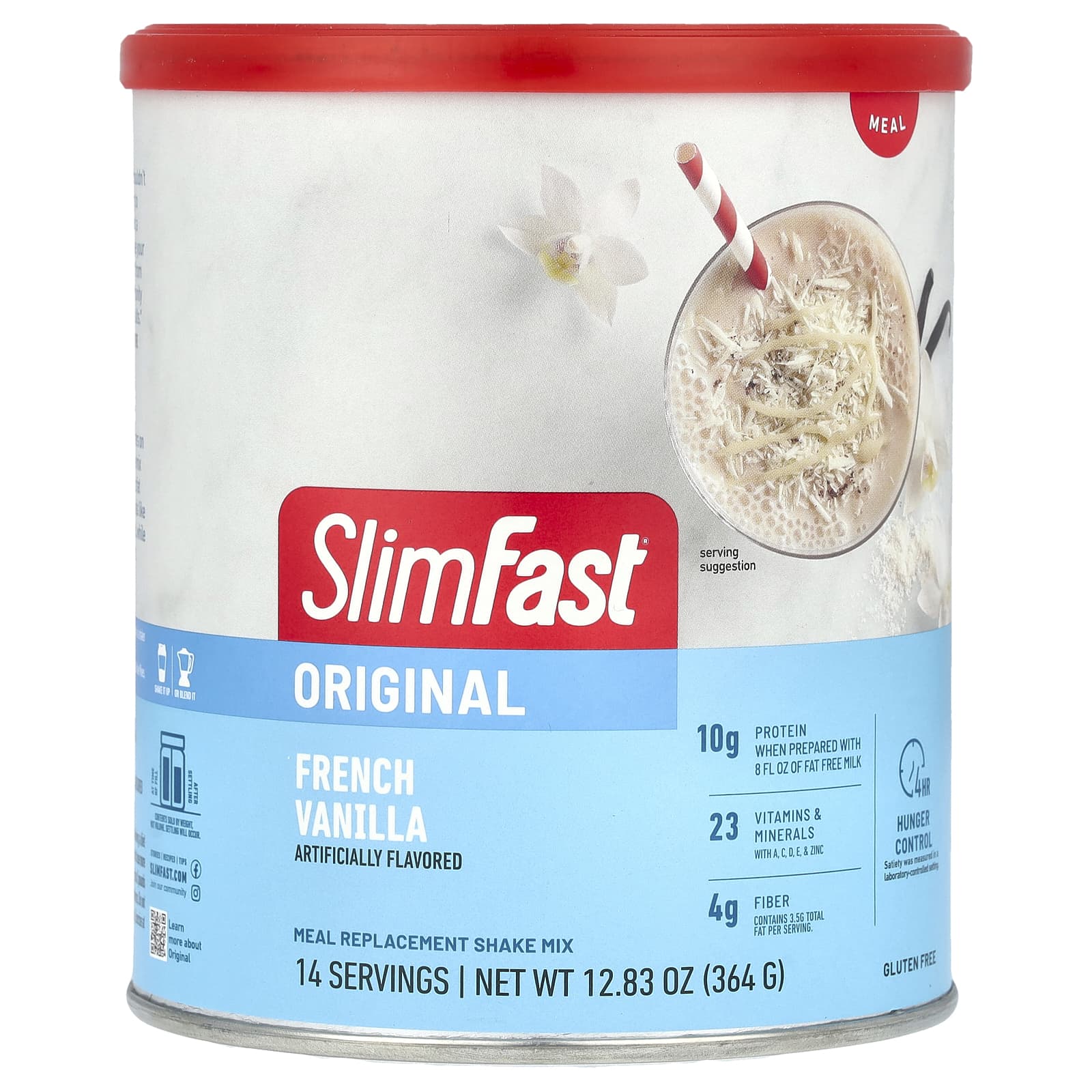 SlimFast, Original, Meal Replacement Shake Mix, French Vanilla, 12.83 ...