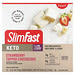 SlimFast, ケトスナックバーミニ、ストロベリートッピングチーズケーキ、12袋、各19g（0.6オンス）