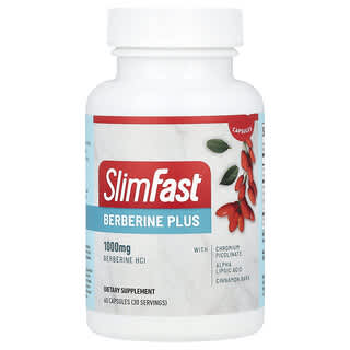 SlimFast, Berbérine Plus, 60 capsules