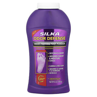 Silka (실카), Odor Defense, 냄새 제거 발 가루, 170g(6oz)