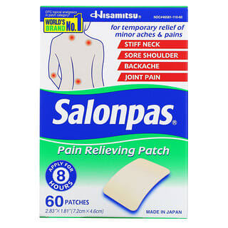 Salonpas, Patch anti-douleur, 60 patchs