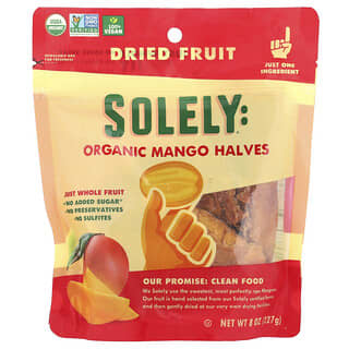 Solely, Organic Mango Halves, 8 oz (227 g)