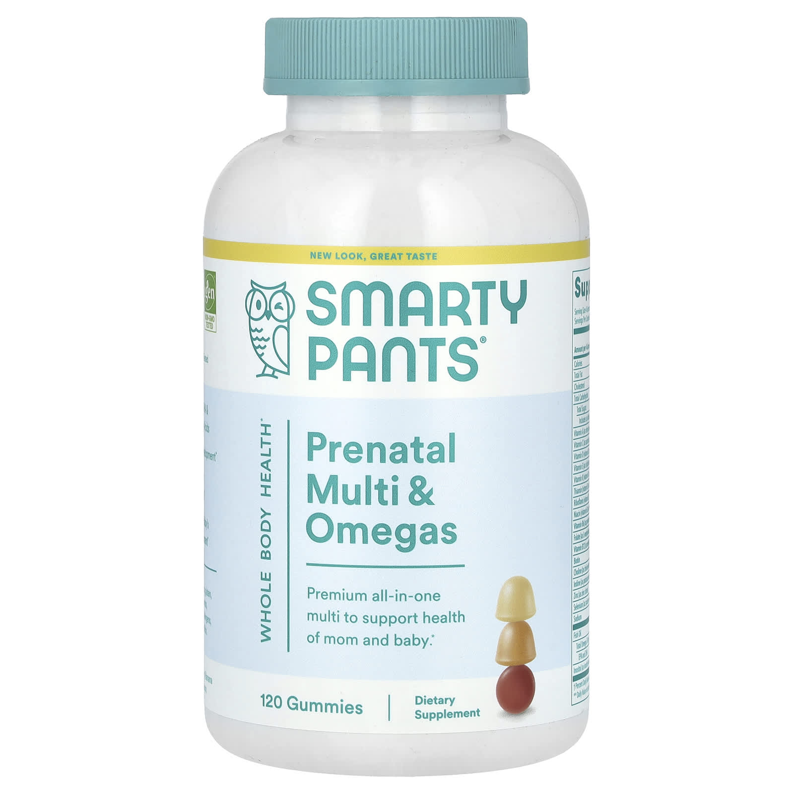 SmartyPants, Prenatal Multi & Omegas, Lemon, Orange and Strawberry ...