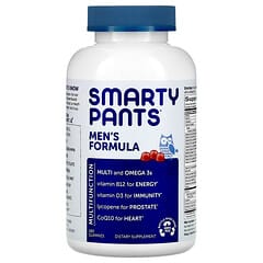SmartyPants, Men's Formula, Lemon Creme, Blueberry, and Blackberry, 180 Gummies