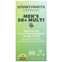 SmartyPants (سمارتي بانتس)‏, كبسولات متعددة للرجال فوق 50 عامًا ، 30 كبسولة نباتية (المنتجات المتوقفة) 