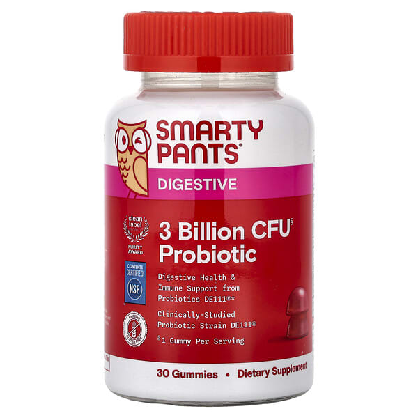 Digestive, Probiotic Gummies, Strawberry, 30 Gummies