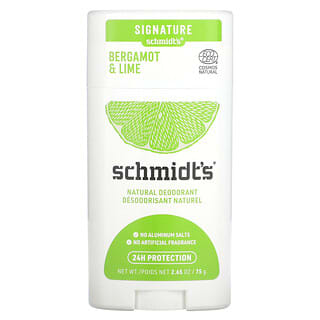 Schmidt's, Natural Deodorant, Bergamot & Lime, 2.65 oz (75 g)