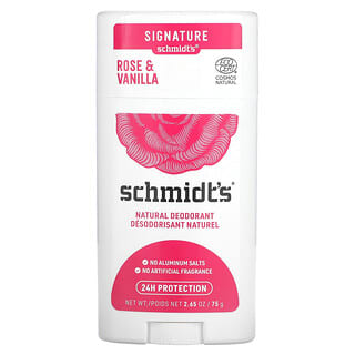 Schmidt's, Natural Deodorant, Rose & Vanilla, 2.65 oz (75 g)