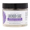 Natural Deodorant Jar, Lavender + Sage, 2 oz (56.7 g)