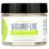 Natural Deodorant Jar, Bergamot + Lime, 2 oz (56.7 g)