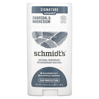 Schmidt's, 天然淨味劑，木炭和鎂，2.65 盎司（75 克）