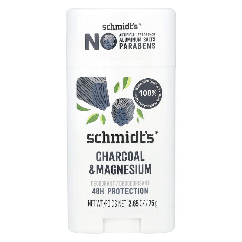 Deodorant, Charcoal & Magnesium, 2.65 oz (75 g)