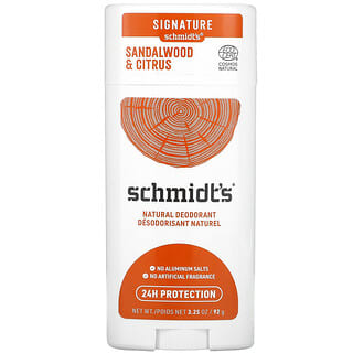 Schmidt's, Desodorante natural, Sándalo y cítricos, 92 g (3,25 oz)
