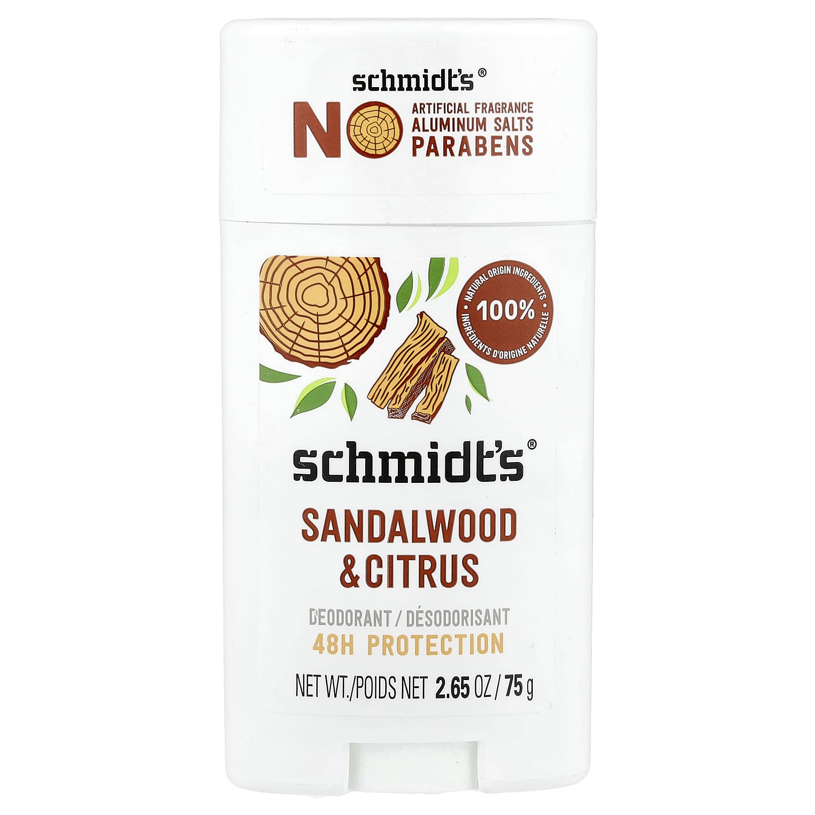 Native Deodorant, Sea Salt & Cedar - 2.65oz(75g